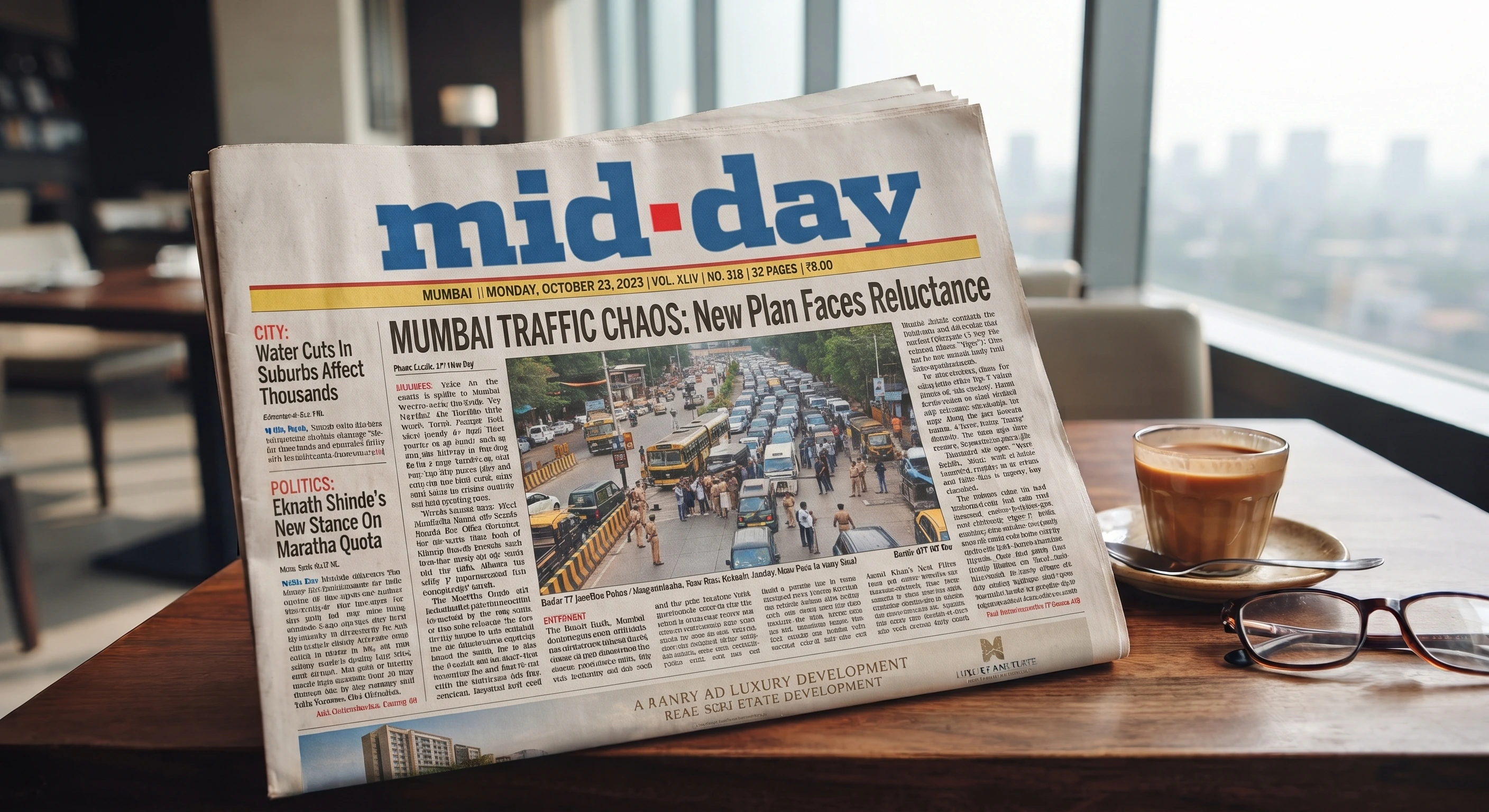 Mid-Day Newspaper Advertisement Booking